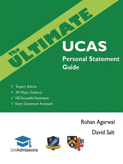 Title details for The Ultimate UCAS Personal Statement Guide by Dr. Rohan Agarwal - Available